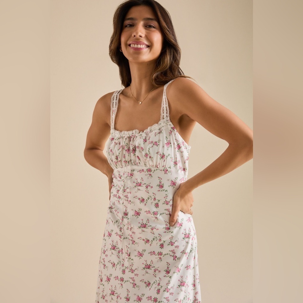 New with tags Altar’d state Kya Floral Midi Dress - Picture 2 of 4